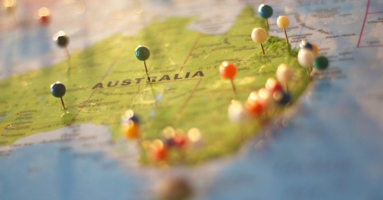 australia map how to study abroad in australia